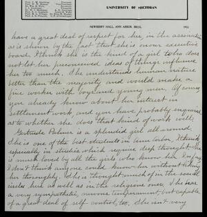 a page of handwritten text