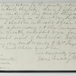 a page of handwritten text
