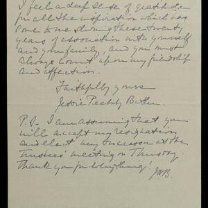 a page of handwritten text