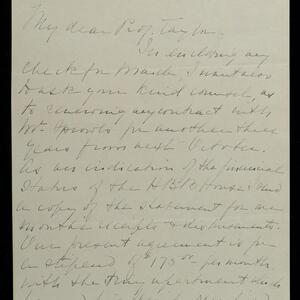 a page of handwritten text