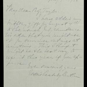a page of handwritten text