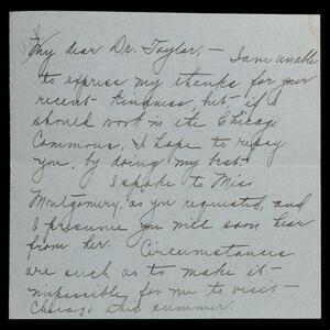 a page of handwritten text