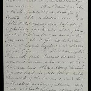 a page of handwritten text