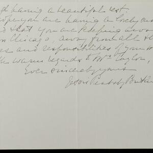 a page of handwritten text