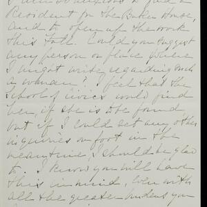 a page of handwritten text