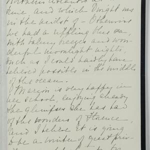 a page of handwritten text