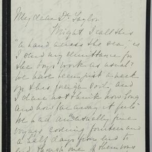 a page of handwritten text