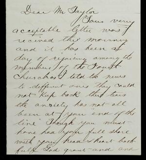 a page of handwritten text