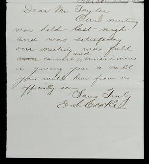 a page of handwritten text