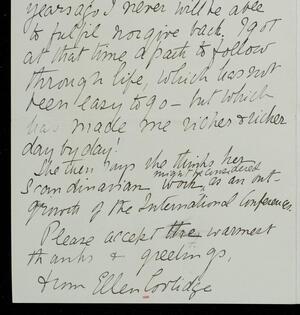 a page of handwritten text