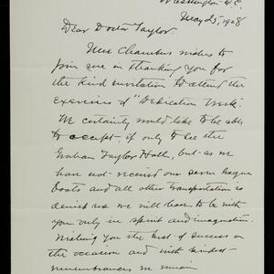 a page of handwritten text