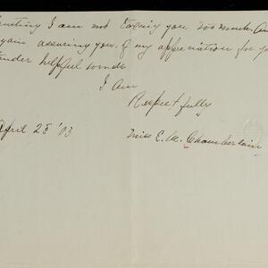 a page of handwritten text