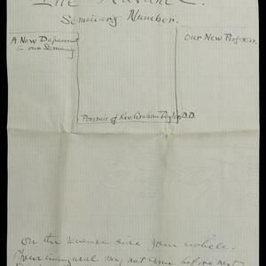 a page of handwritten text