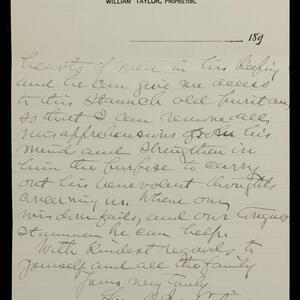 a page of handwritten text