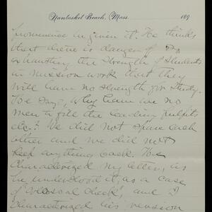 a page of handwritten text