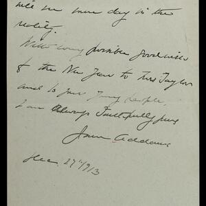 a page of handwritten text