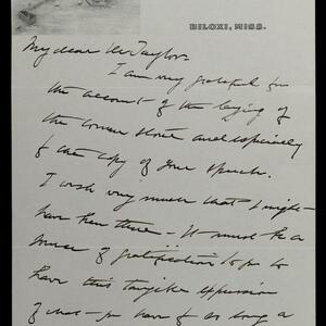 a page of handwritten text