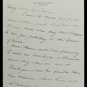 a page of handwritten text