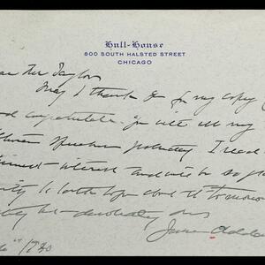 a page of handwritten text