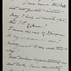a page of handwritten text