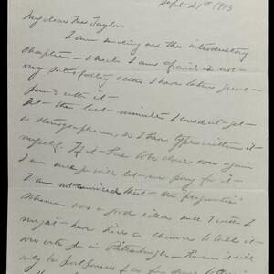 a page of handwritten text