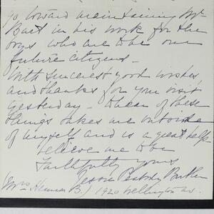 a page of handwritten text