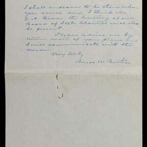a page of handwritten text
