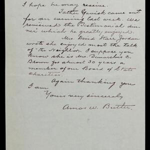 a page of handwritten text