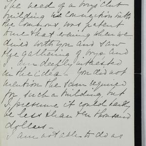 a page of handwritten text