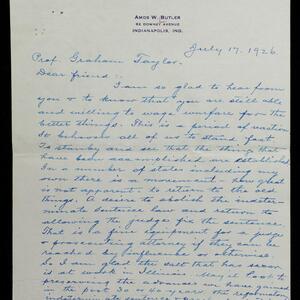 a page of handwritten text