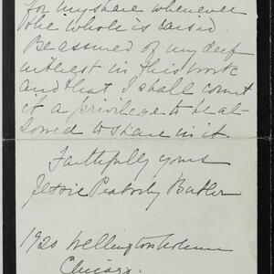 a page of handwritten text