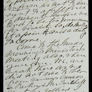 a page of handwritten text