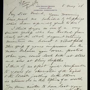 a page of handwritten text