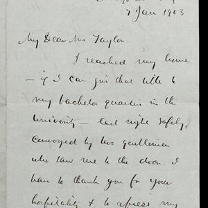 a page of handwritten text