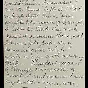 a page of handwritten text
