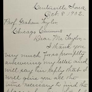a page of handwritten text