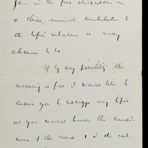 a page of handwritten text