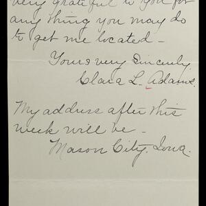 a page of handwritten text