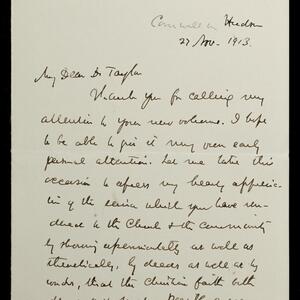 a page of handwritten text
