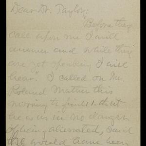 a page of handwritten text