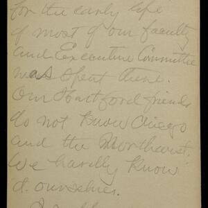 a page of handwritten text