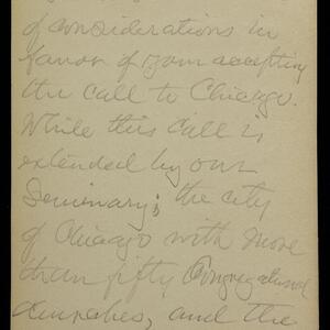 a page of handwritten text