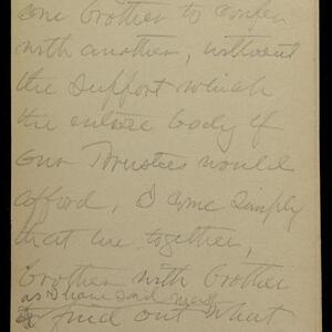 a page of handwritten text