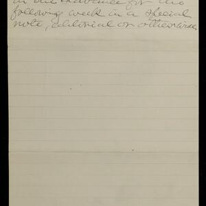 a page of handwritten text