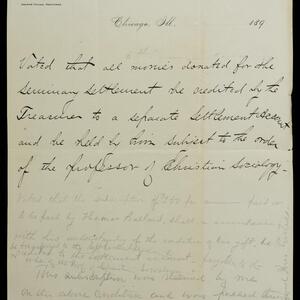 a page of handwritten text