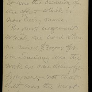 a page of handwritten text