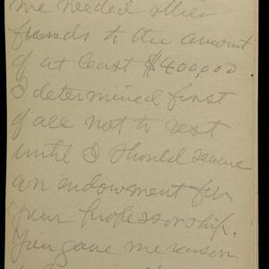 a page of handwritten text