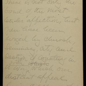 a page of handwritten text
