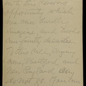 a page of handwritten text