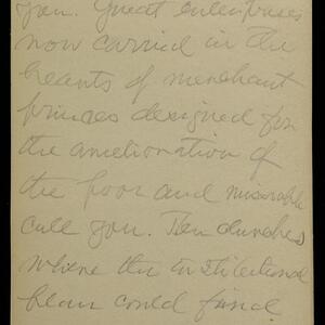 a page of handwritten text